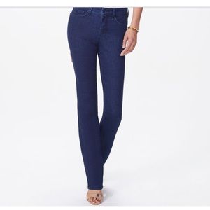 NYDJ Marilyn Straight Petite Jeans Dark Wash 6P